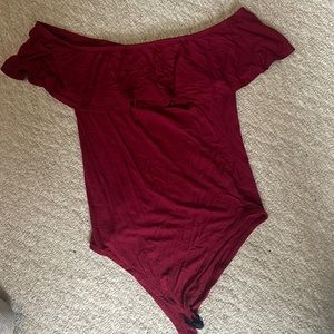 Maroon altard state bodysuit, medium